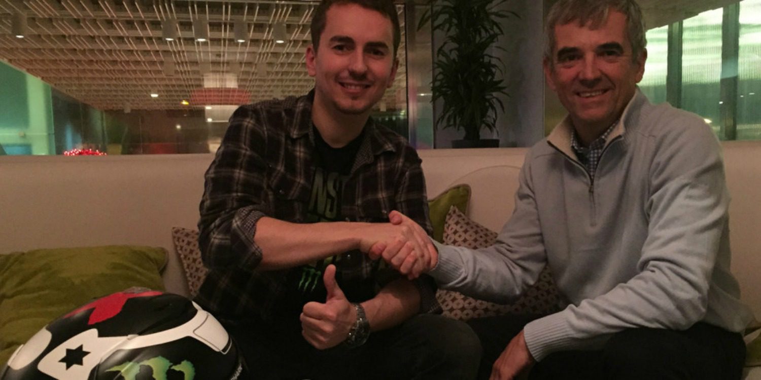 Jorge Lorenzo se cambia el casco HJC por un Shark