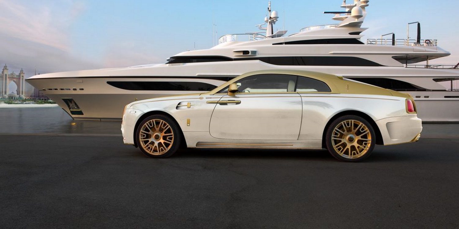 Oro para el Rolls Royce Wraith de Mansory