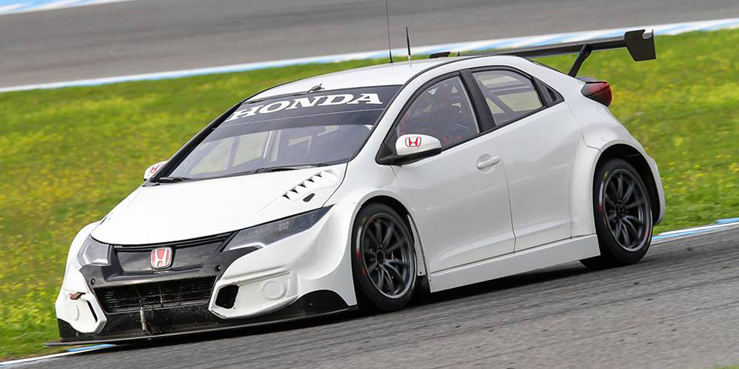 Rob Huff prueba el Civic WTCC en Jerez