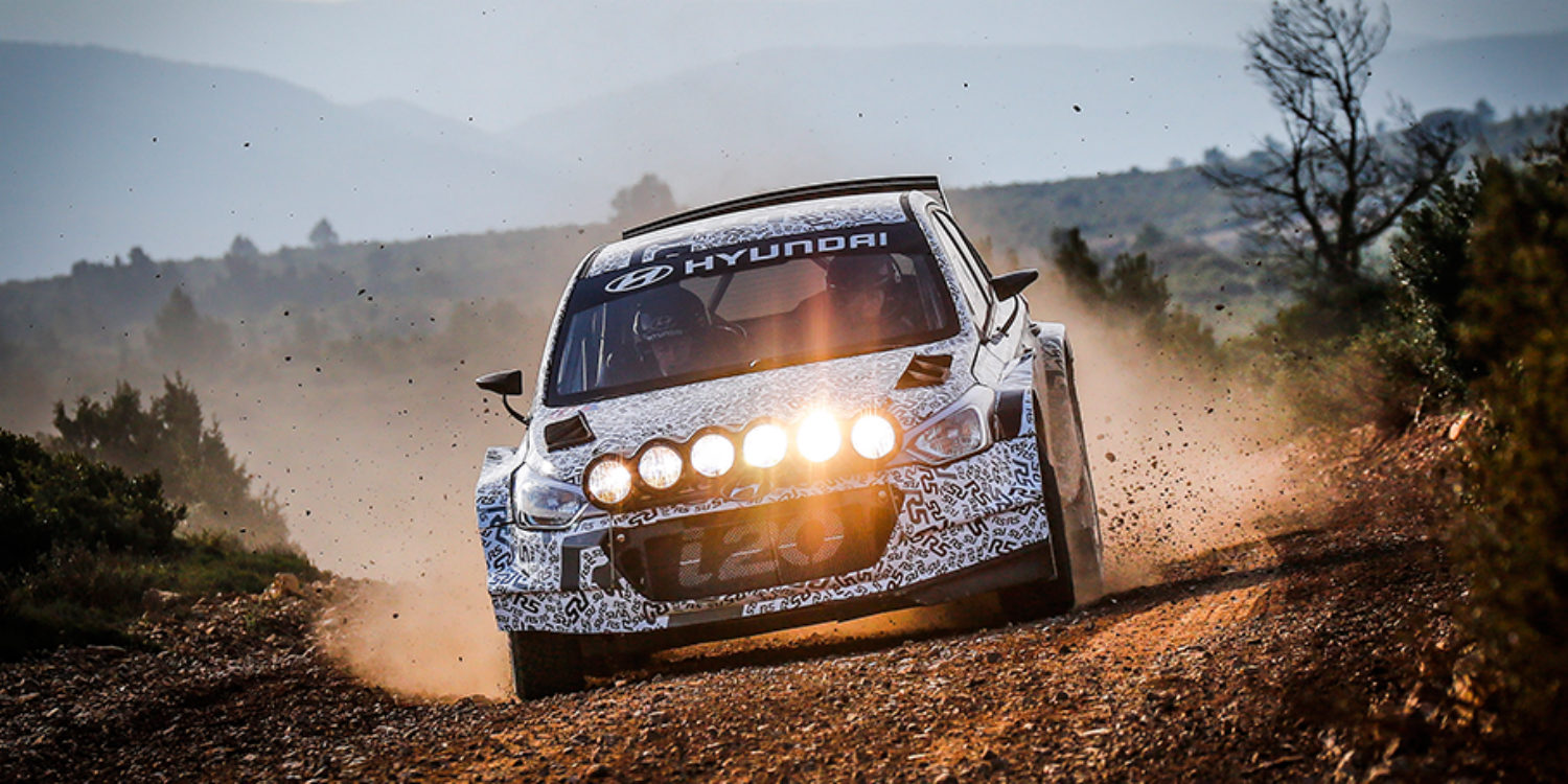 Arrancaron los test de Hyundai con el R5