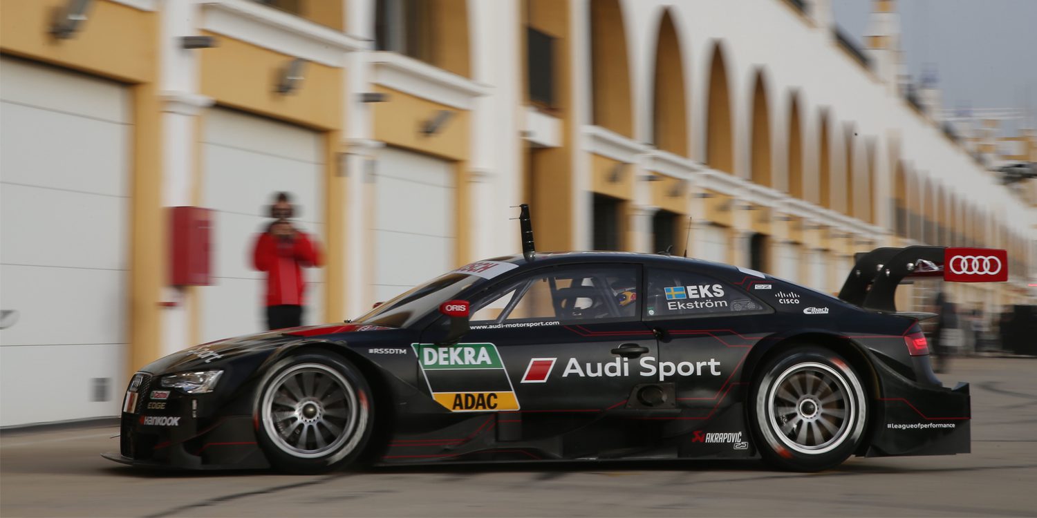 Mattias Ekström ha sido el más rápido en la primera jornada de test