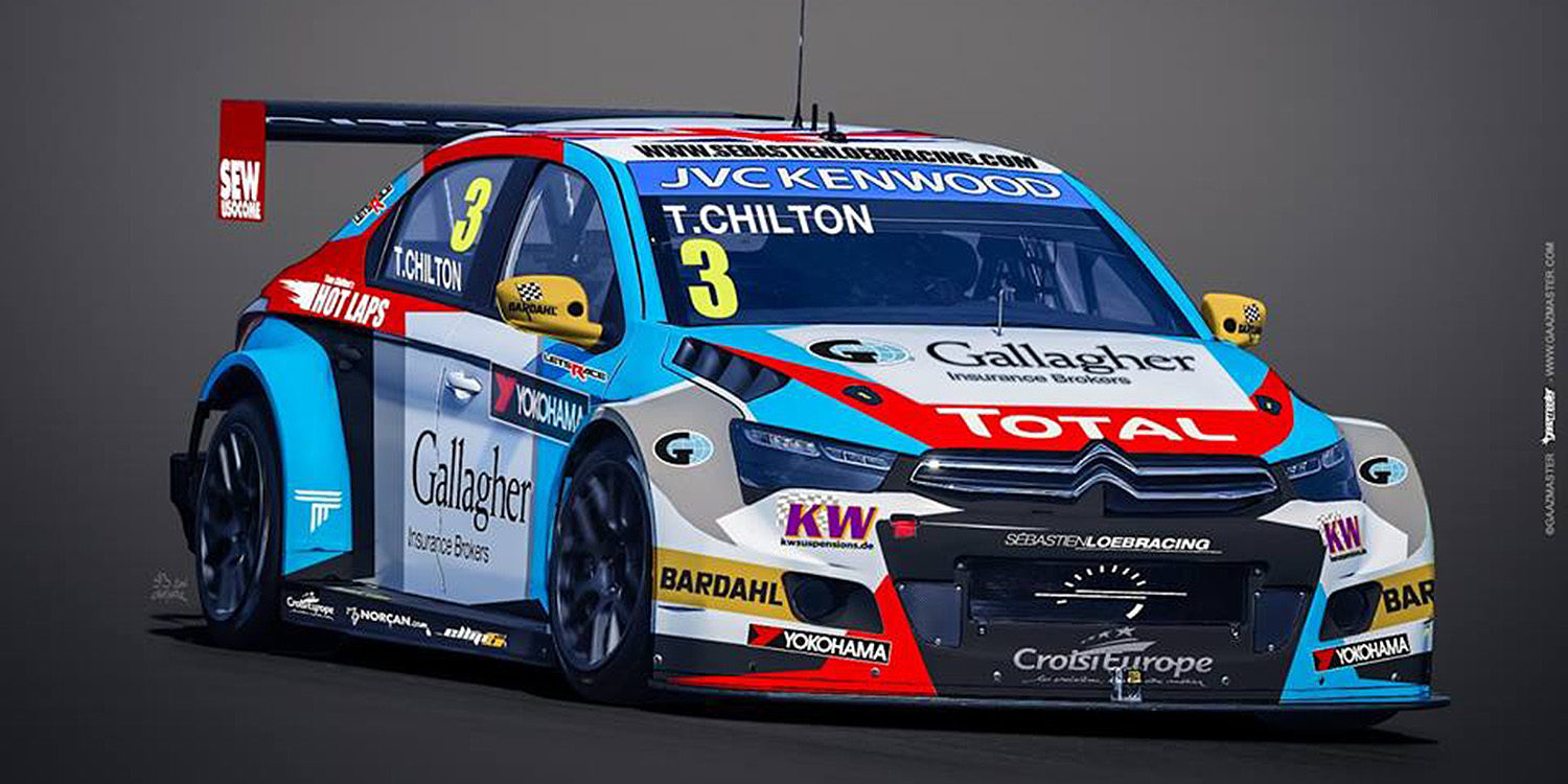 Así será el Citroën de Tom Chilton en el WTCC
