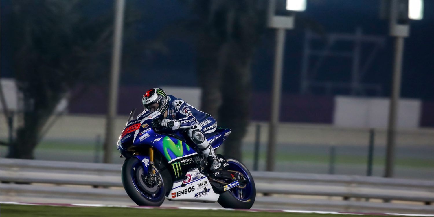 Jorge Lorenzo el más rápido en la primera jornada