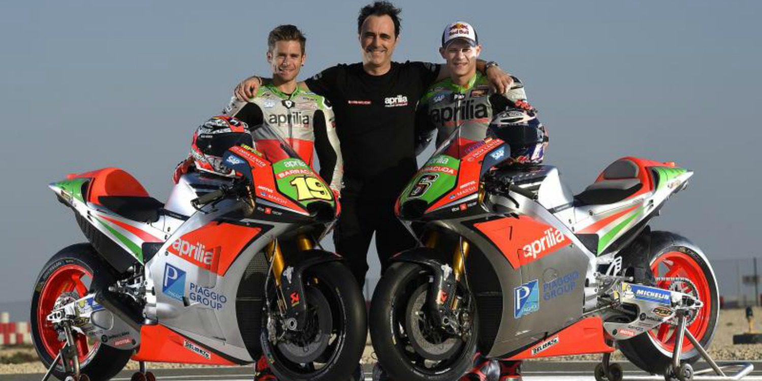 Presentada la Aprilia RS-GP 2016 de Moto GP
