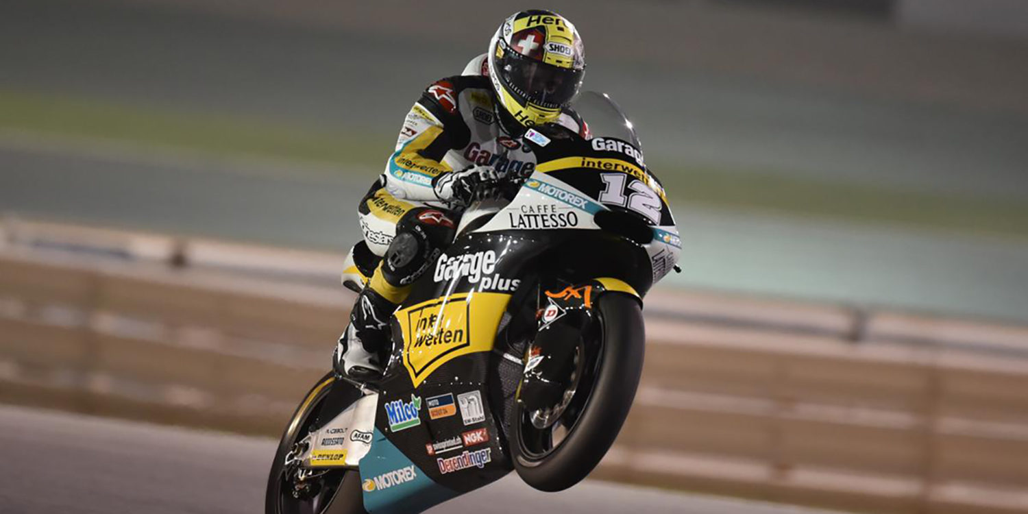 Thomas Luthi se lleva la victoria en una problemática carrera de Moto2
