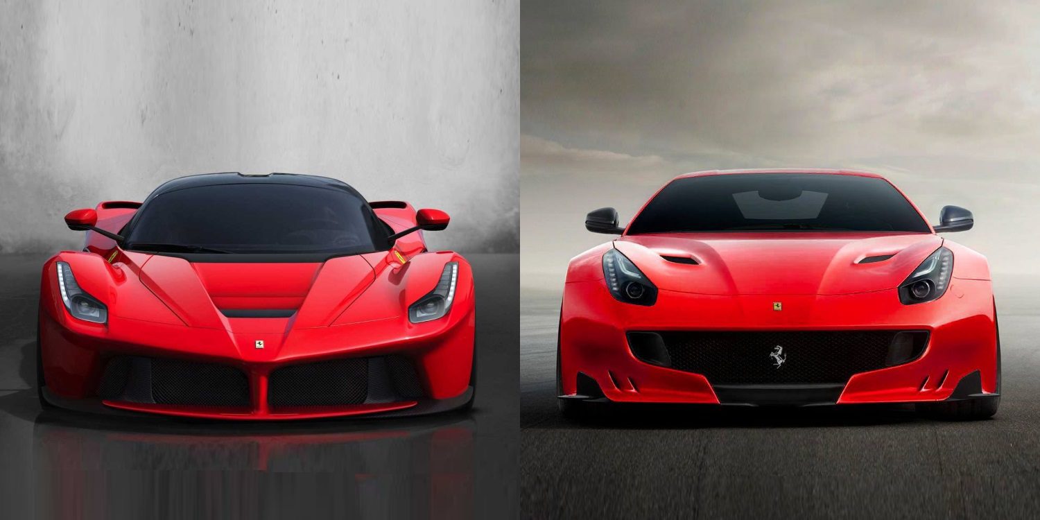 La comparativa más bizarra entre los Ferrari LaFerrari y F12tdf