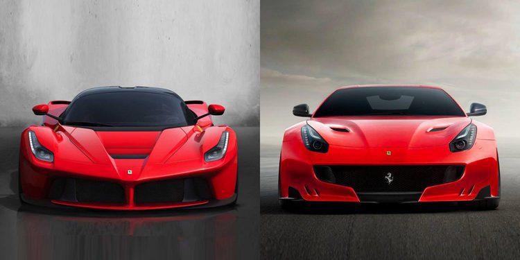 La comparativa más bizarra entre los Ferrari LaFerrari y F12tdf