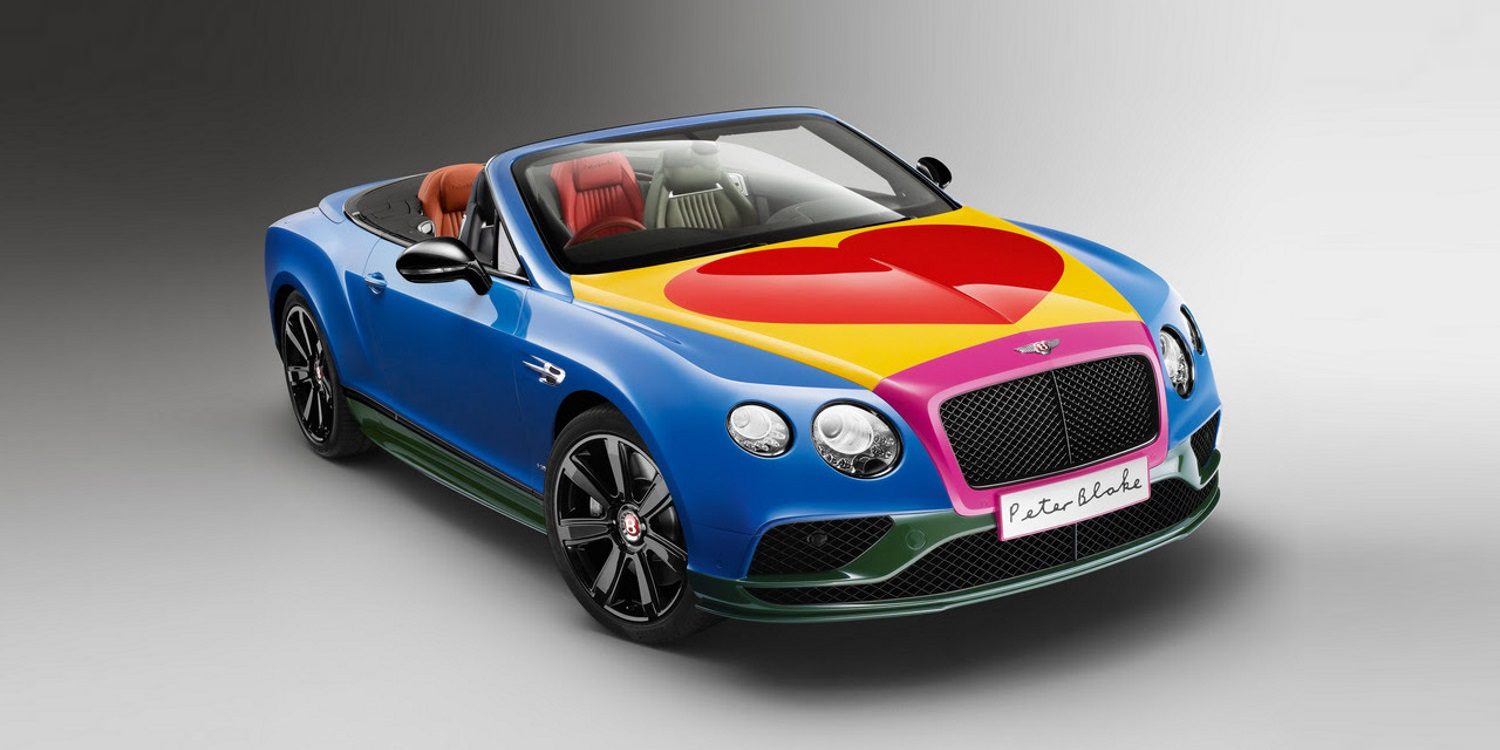 Bentley subasatará un Continental GT V8 S Cabrio decorado por Peter Blake