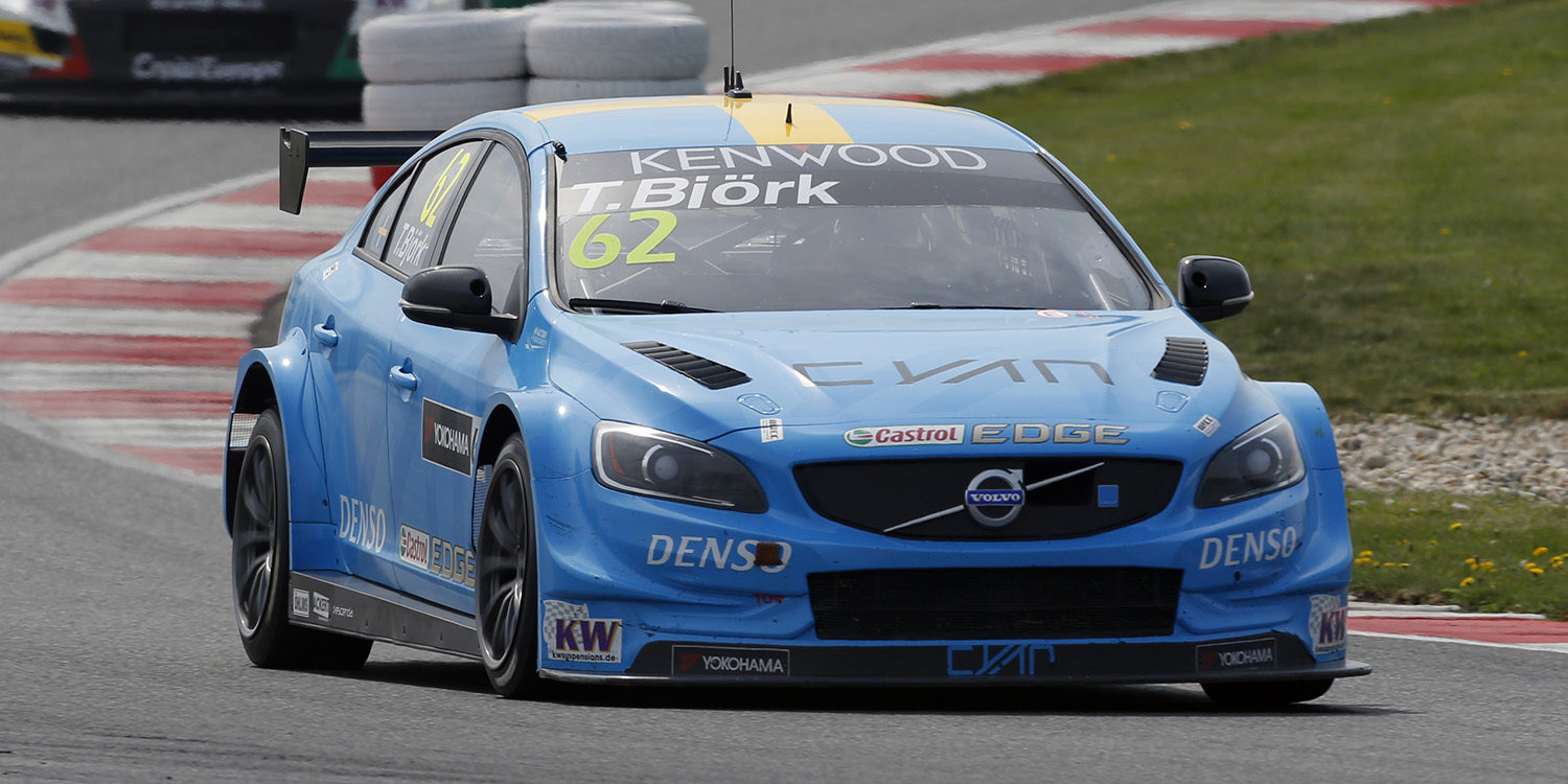 Thed Björk, excluido de los resultados de ambas carreras en Slovakia Ring