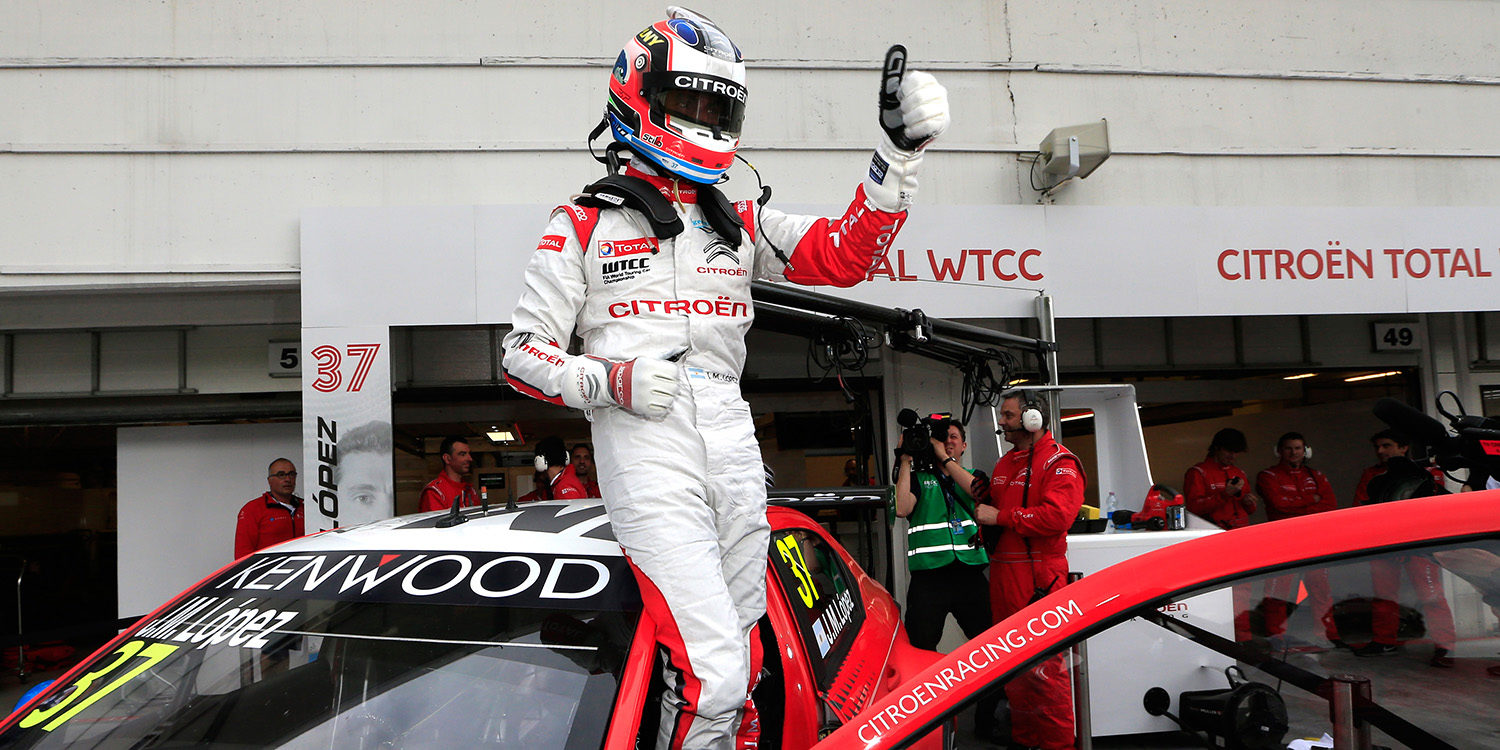 José María López continúa la racha de poles para Citroën