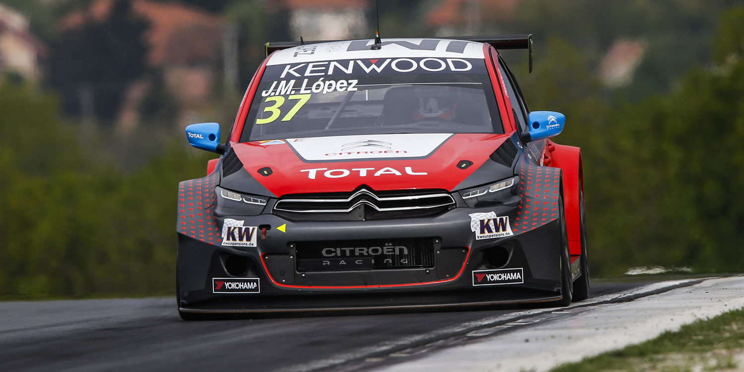 José María López domina una difícil carrera principal en Hungaroring