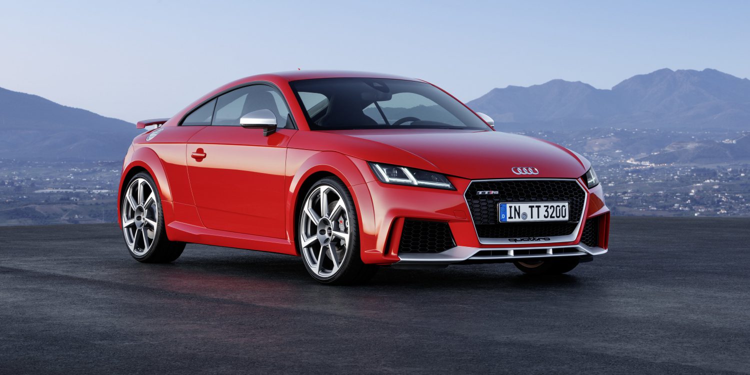 Audi presenta en Pekín el nuevo TT RS 2016, ahora con 400 CV