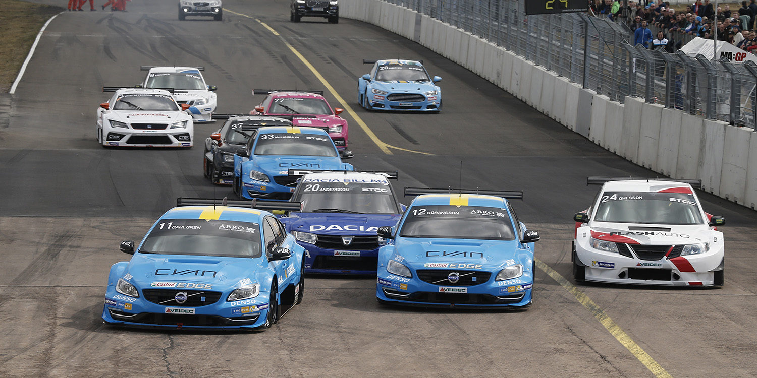 Polestar Cyan Racing comienza su campaña en el STCC con victoria