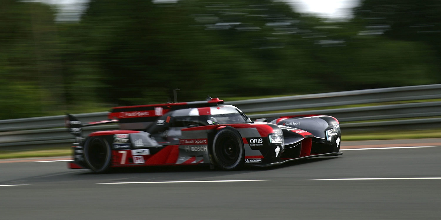 Audi manda en un accidentado Warmup en Le Mans