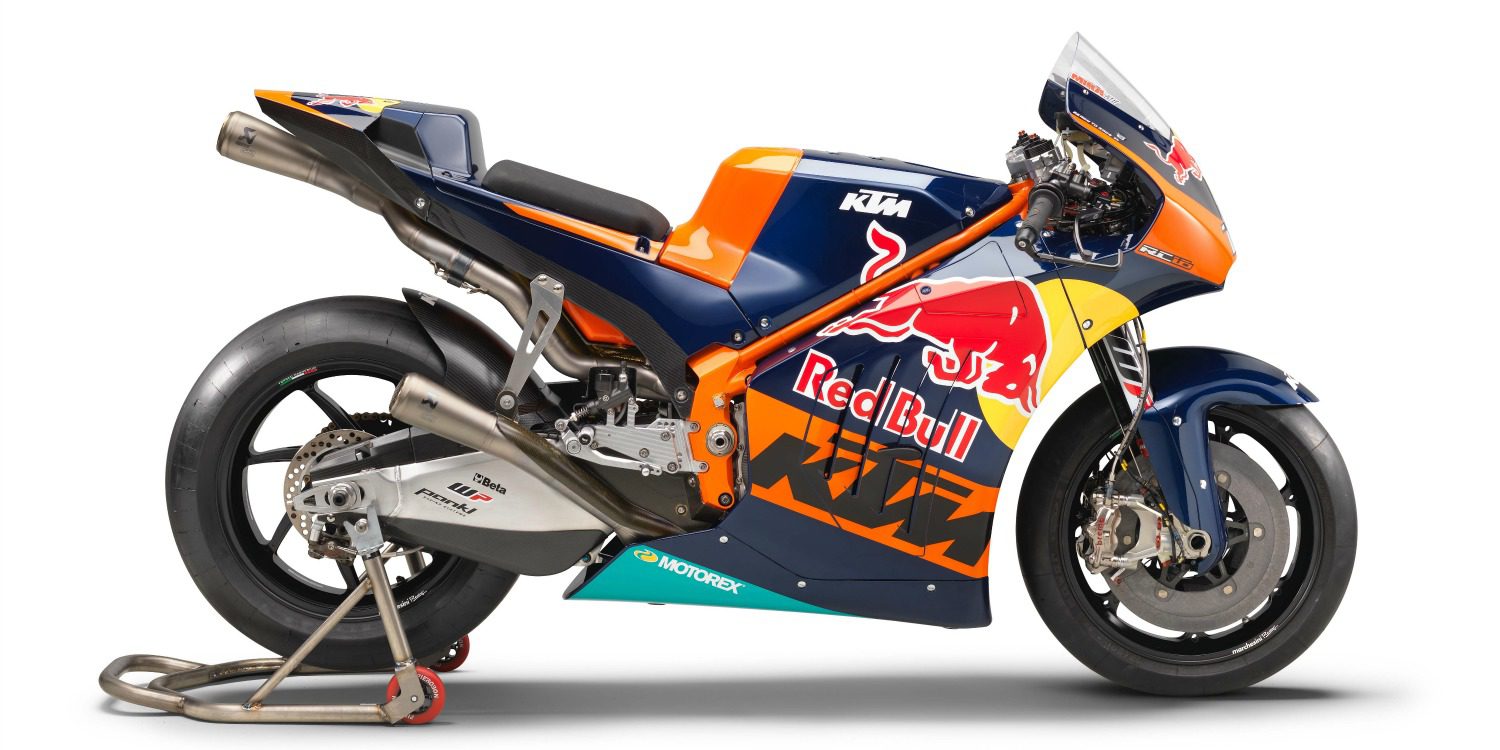 KTM presenta de manera oficial su RC16 de MotoGP