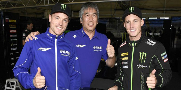 Alex Lowes prueba la Yamaha M1 en Brno