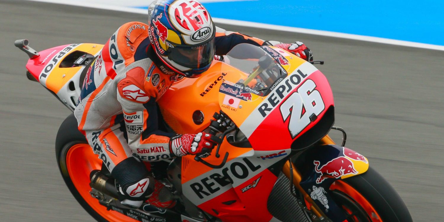 Dani Pedrosa no tiene huevos