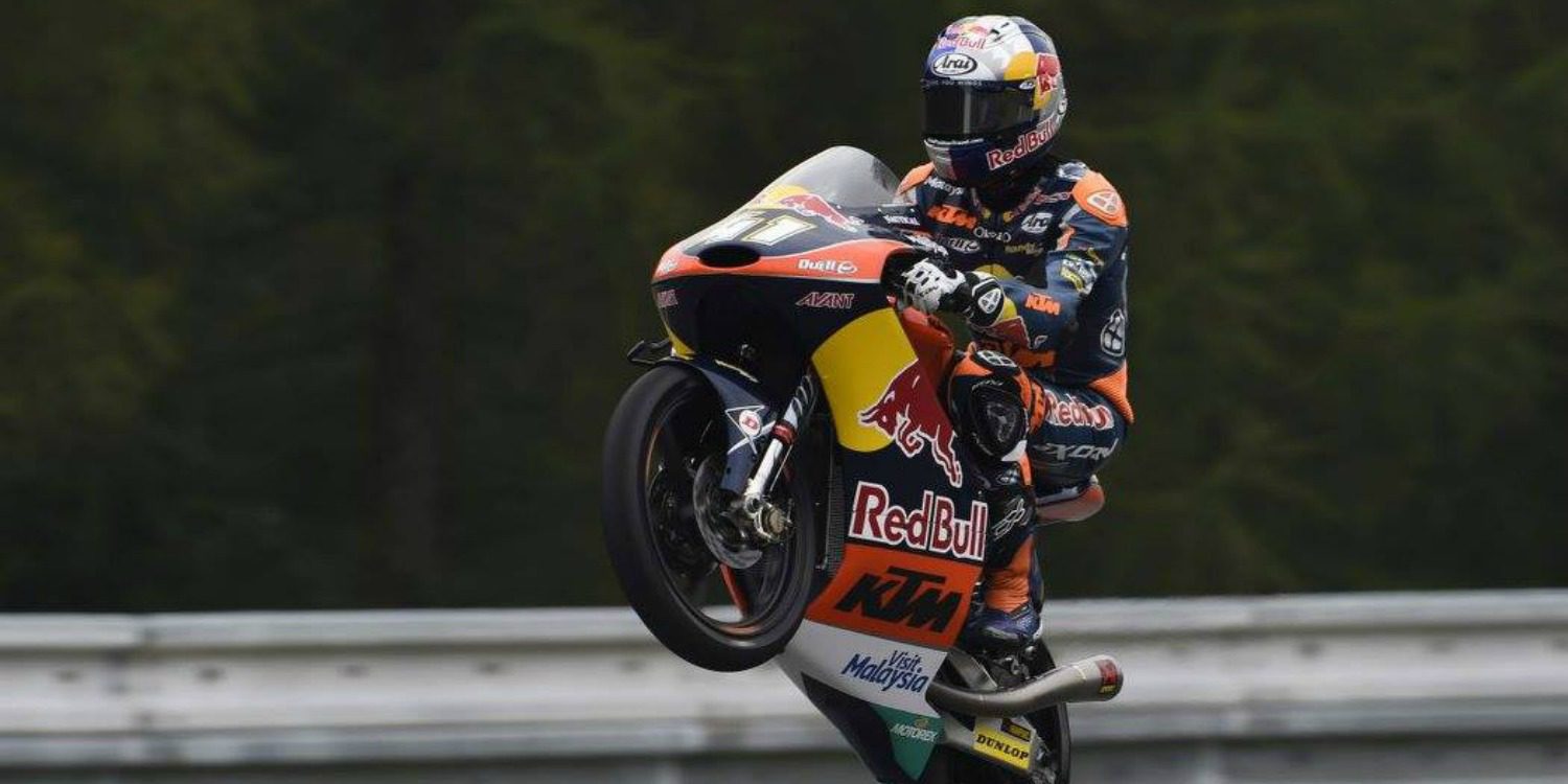 Brad Binder, Moto 3, desmiente una posible fractura