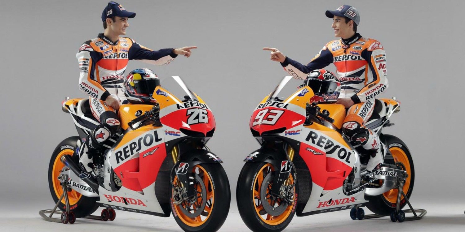 Marc Márquez y Dani Pedrosa, el nuevo dúo cómico