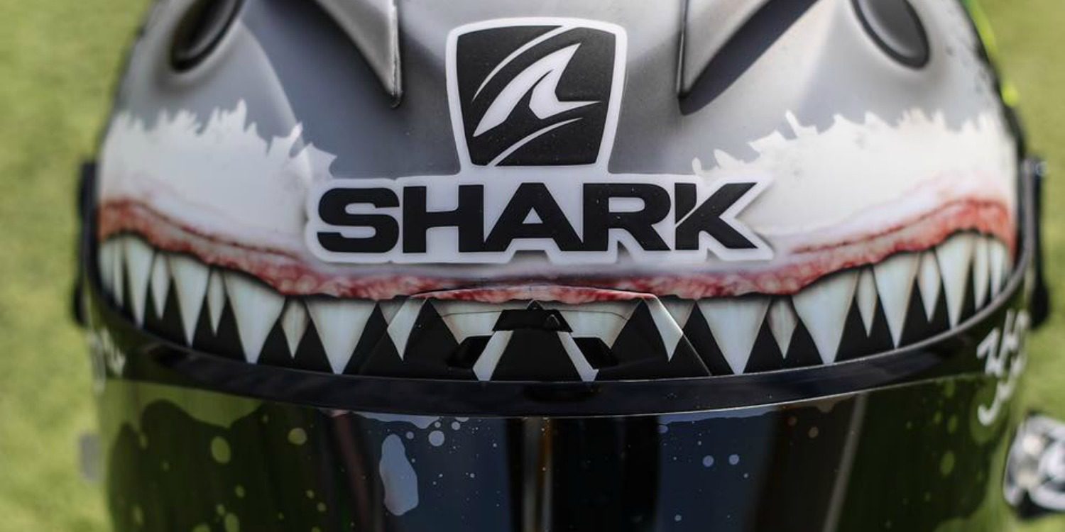 El casco tiburón de Jorge Lorenzo