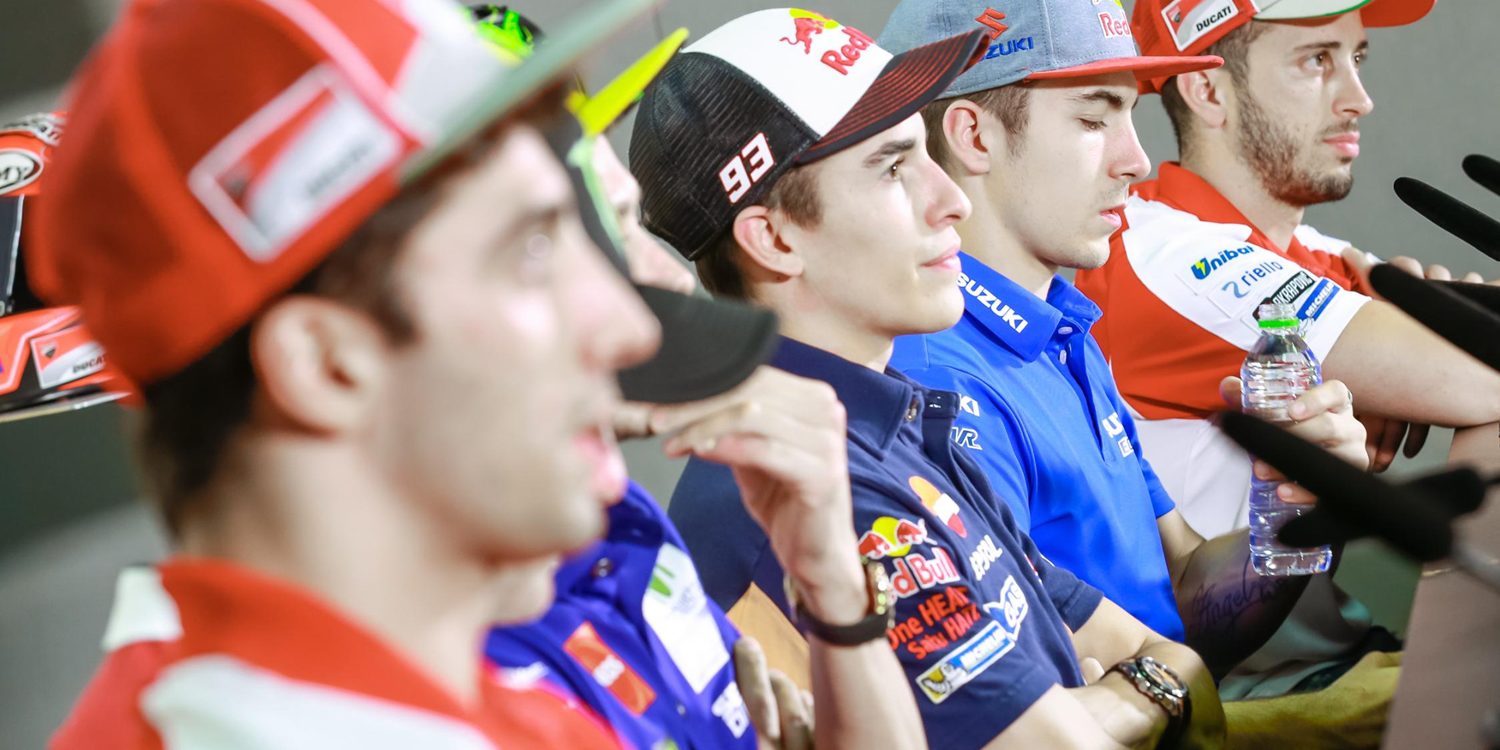 La rueda de prensa previa al GP de Malasia de MotoGP