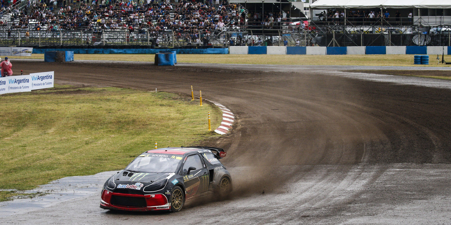 Petter Solberg hace pleno, Timmy Hansen eliminado
