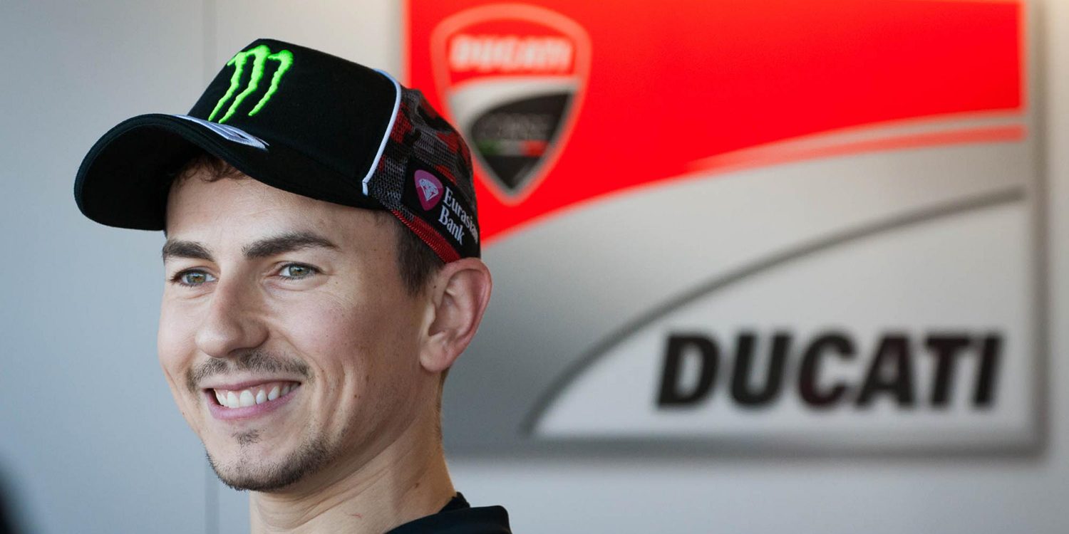 Jorge Lorenzo: "Ducati es como Ferrari sobre dos ruedas"