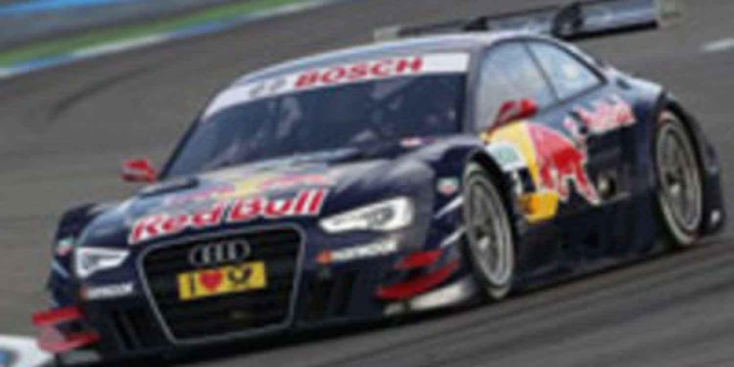Mattias Ekström frustrado tras la primera carrera del DTM