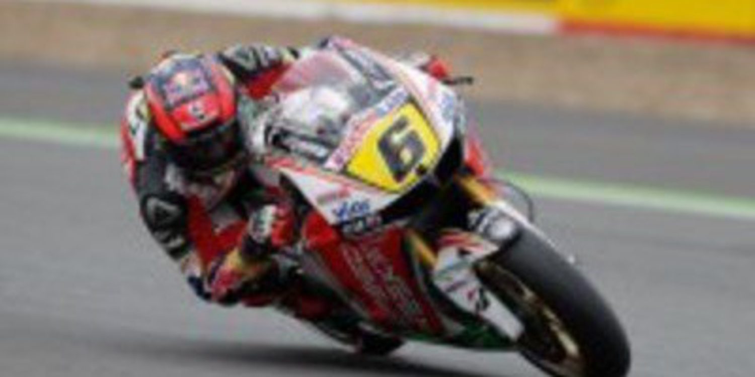 Stefan Bradl termina octavo en Silverstone con una mano lastimada
