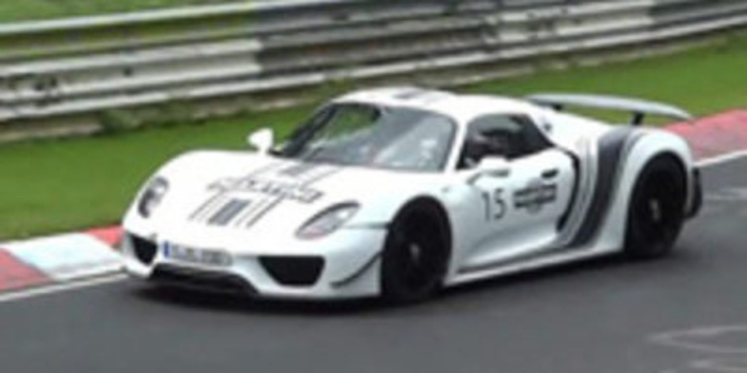 Pillado el nuevo Porsche 918 Spyder de pruebas por Granada