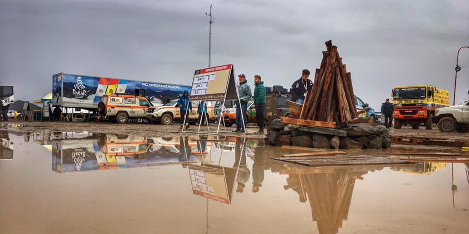 Suspendida la sexta etapa del Dakar 2017