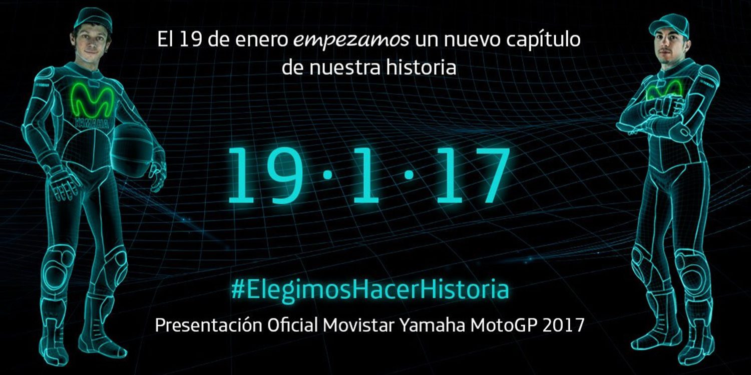 Presentación del nuevo Movistar Yamaha el 19 de enero