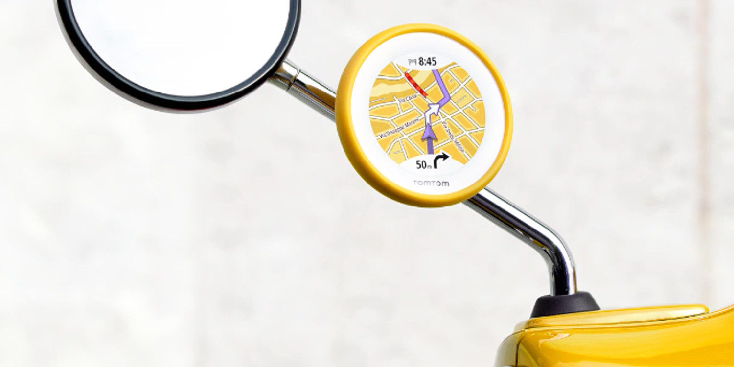TomTom y Piaggio nos traen un novedoso navegador GPS