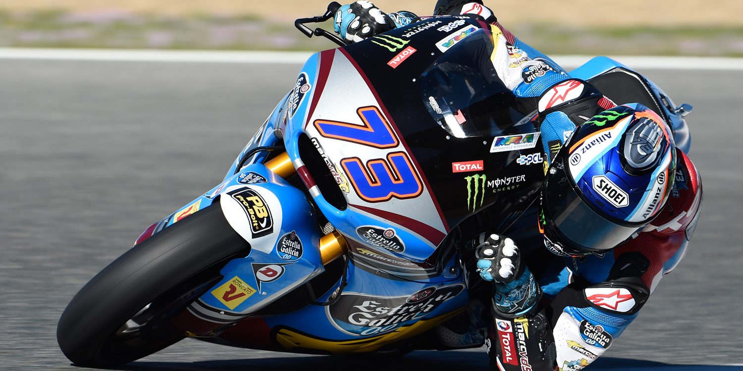 Álex Márquez arrasa con el récord de la pole en Jerez