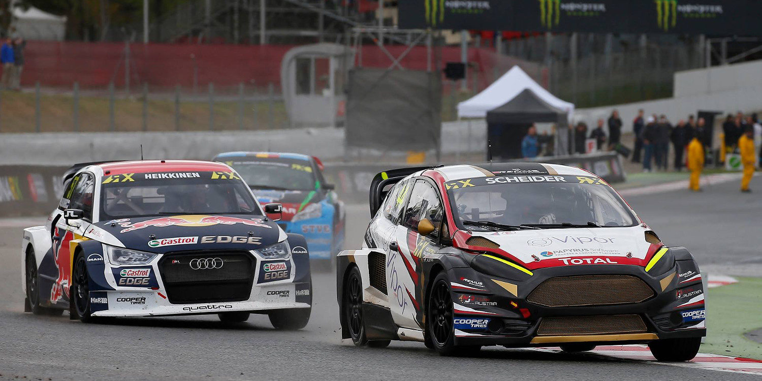 Rallycross Barcelona: Mattias Ekström y Timo Scheider, imparables en Q3