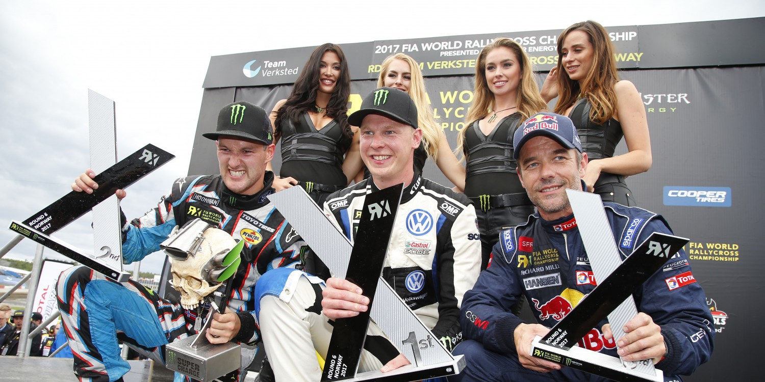 Johan Kristoffersson se cuela en la fiesta de Andreas Bakkerud en Hell