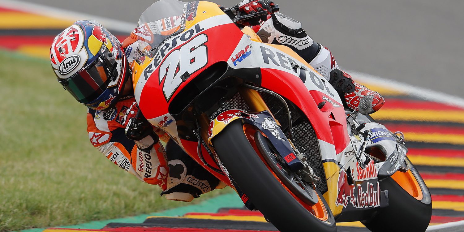 Dani Pedrosa: "El nuevo asfalto tiene mucho agarre"