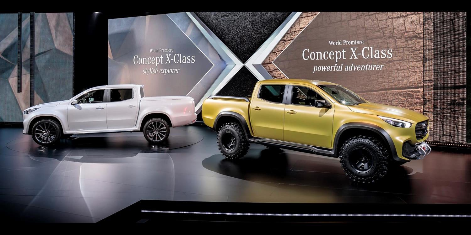Mercedes-Benz presentó su primera pick up Clase X