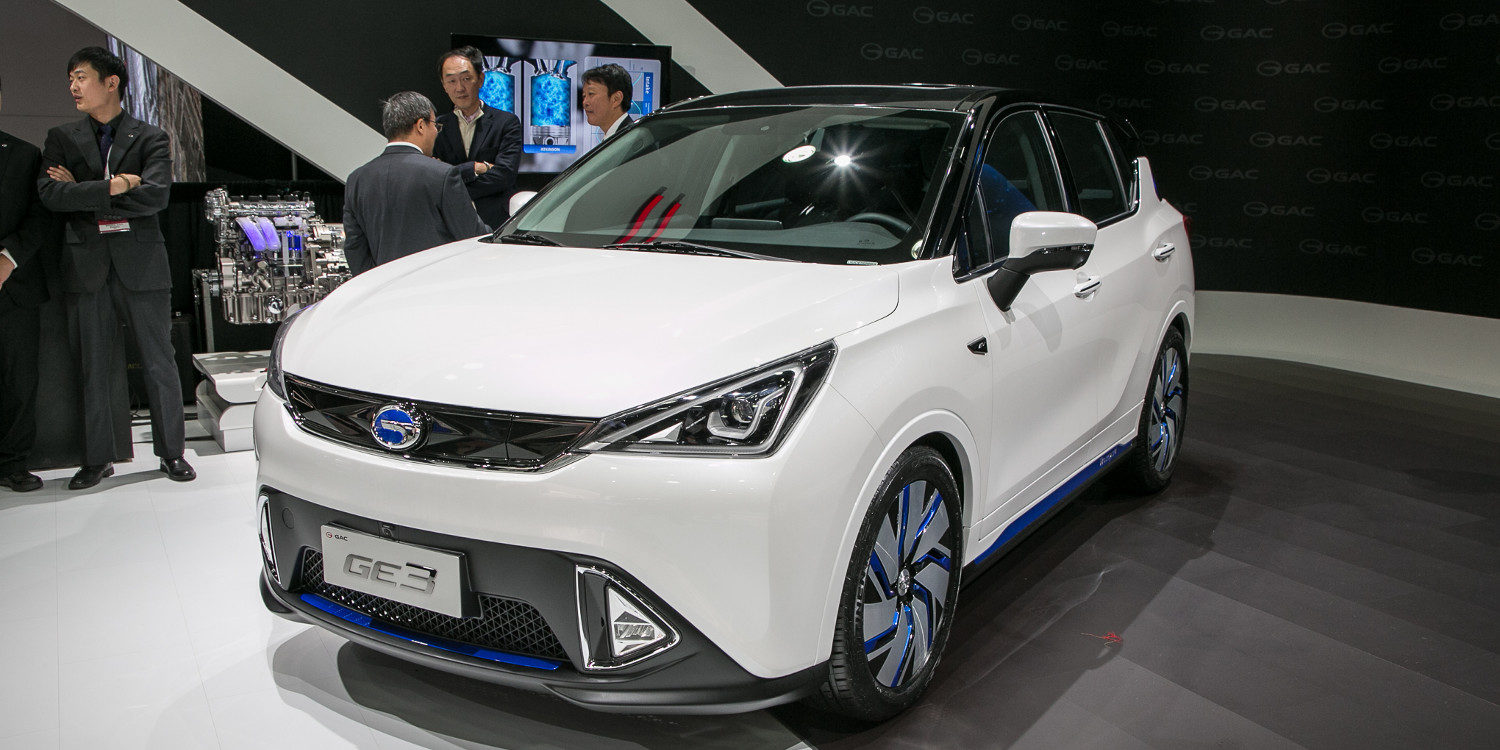 El fabricante chino GAC presentó el GE3 eléctrico