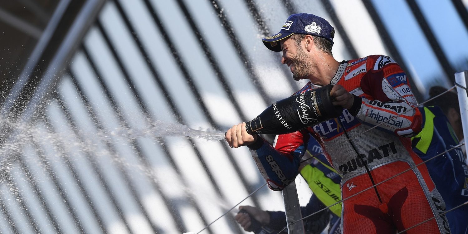 Andrea Dovizioso: "Lo que ha pasado hoy es especial para nosotros"