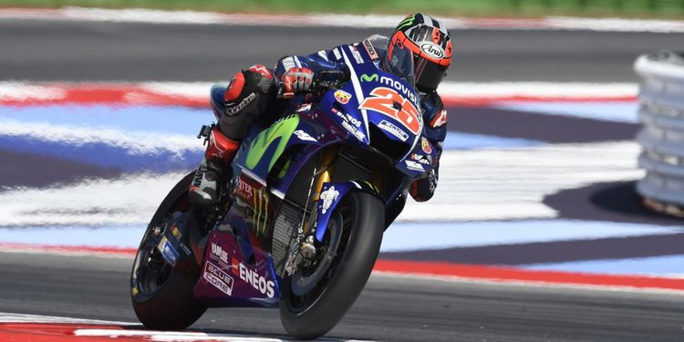 Maverick Viñales: "Estoy usando el chasis 2018, me va bien"