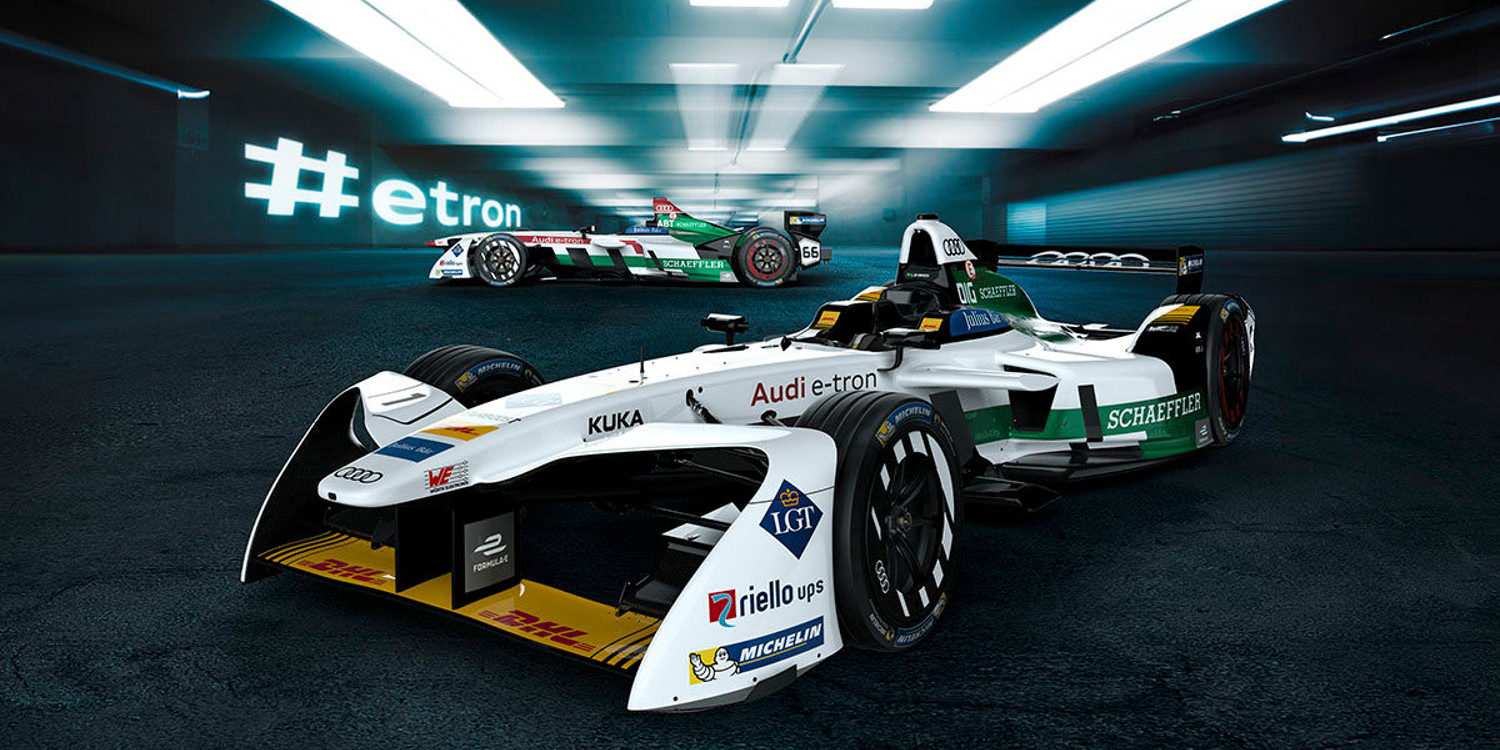 Audi presentó su bólido e-tron FE04