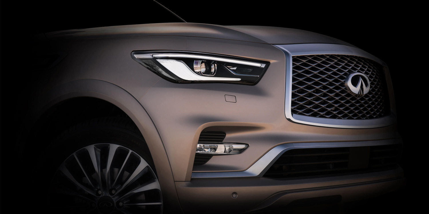 Infiniti muestra su QX80 2018 antes de Dubai