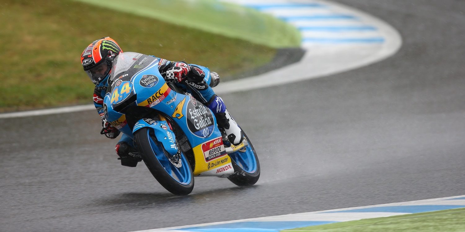 Aron Canet: "Ha sido la carrera en lluvia más difícil de mi vida"