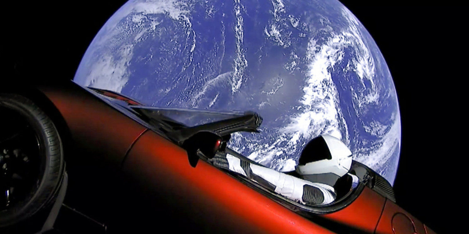 Ya hay un Tesla Roadster en el espacio camino a Marte