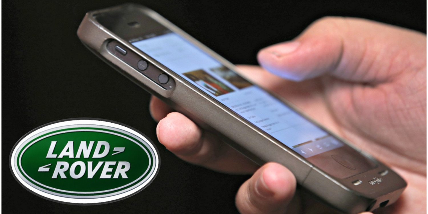 Land Rover presentó su linea de teléfonos móviles