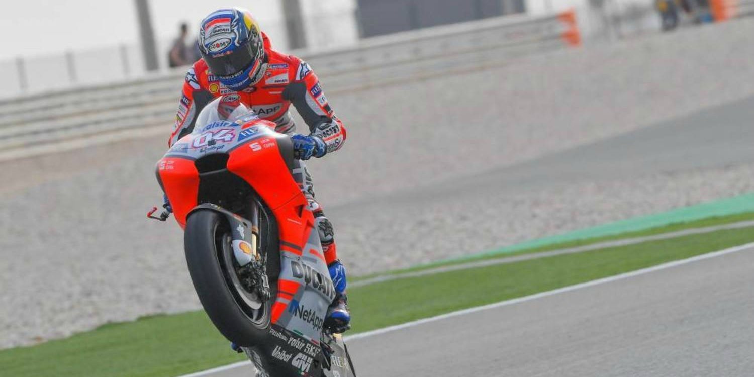 Dovizioso lidera la tabla en las dos primeras sesiones en Losail