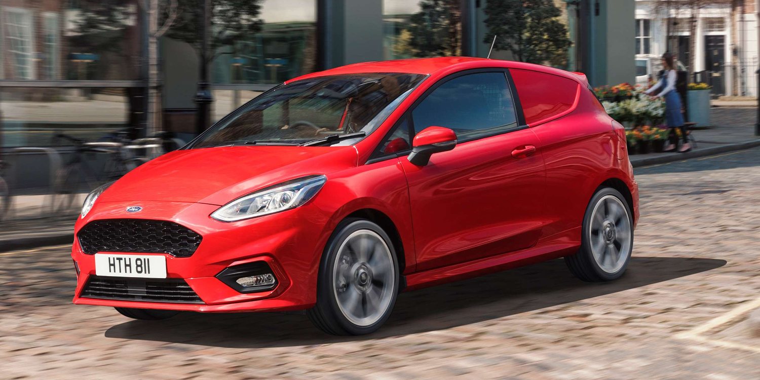 El Ford Fiesta Van 2019 para carga