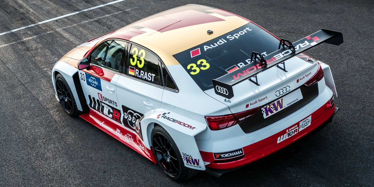 El Audi RS 3 LMS TCR de René Rast para correr en el Nürburgring Nordschleife