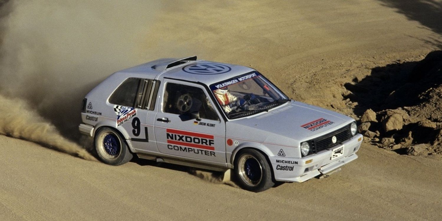 Volkswagen presentó el histórico Golf II rumbo a Pikes Peak